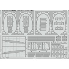 1/48 Avro Lancaster B Mk.III Dambuster Undercarriage Detail Parts for HK Models