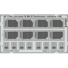 1/48 Avro Lancaster B Mk.III Dambuster Radiators for HK Models