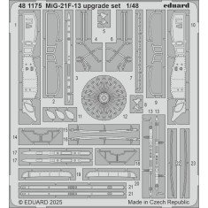 1/48 MiG-21F-13 Upgrade Set Photo-etched set for Eduard kits