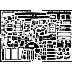 Photoetch for 1/48 Buccaneer Interior for Airfix kit