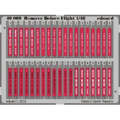 Colour Photoetch for 1/48 Remove Before Flight