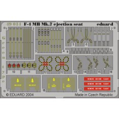 Colour Photoetch for 1/48 McDonnell Douglas F-4 Phantom II Ejection Seat Green