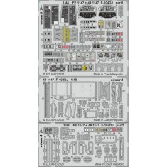 1/48 Lockheed F-104DJ Starfighter Detail set for Kinetic kits