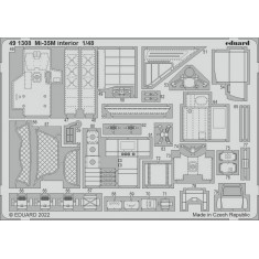 1/48 Mil Mi-35M Attack Helicopter Interior Detail set (PE) for Zvezda kits