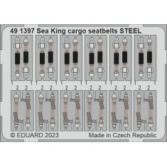 1/48 Westland Sea King Hu.5 Cargo Seatbelts Photo-etched set for Airfix kits
