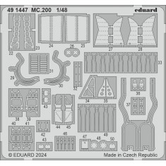 1/48 Macchi MC.200 Saetta Photo-etched set for Italeri kits