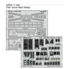 1/48 Grumman F-14D Tomcat PE parts for Great Wall Hobby kits