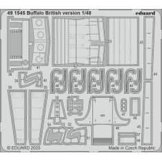 1/48 British Brewster F2A Buffalo Details (PE) for Tamiya kits