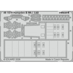 1/48 Hampden B Mk.I PE set for ICM kits