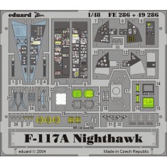 Colour Photoetch for 1/48 Lockheed F-117A Nighthawk for Tamiya kit