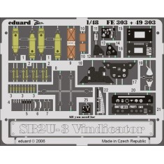 Colour Photoetch for 1/48 Vought SB2U Vindicator for Accurate Miniatures kit
