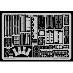 1/48 Curtiss P-40E Colour Photoetch Detail Set Vol.1 for Hasegawa kit