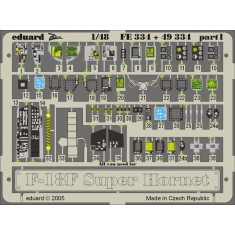 Colour Photoetch for 1/48 F-18F Interior for Hasegawa kit