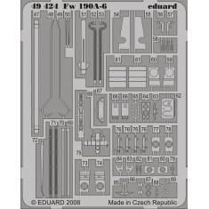 Colour Photoetch for 1/48 Focke-Wulf Fw 190A-6 for Hasegawa kit