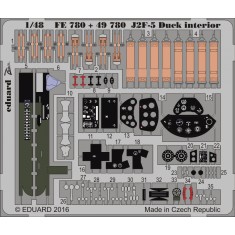 1/48 Grumman J2F-5 Duck Detail Set for Merit #64805 kit (2 Photo-Etched Sheets)  