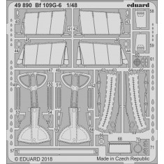 1/48 Bf 109G-6 Photo-etched set for Tamiya kits
