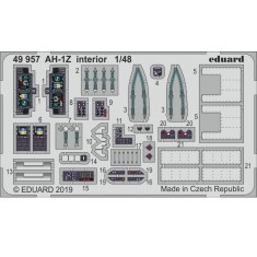 1/48 Bell AH-1Z Viper Interior Photo-etched Detail set for Kitty Hawk kits