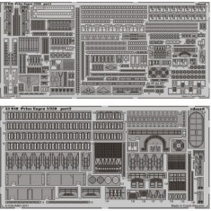 Photo-etched parts for 1/350 German Cruiser Prinz Eugen for Trumpeter kit