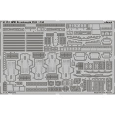 1/350 HMS Dreadnought 1907 Photo-Etched Detail Set for Trumpeter kit
