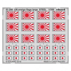 1/350 IJN Ensign Flags Large Steel Photo-etched Set