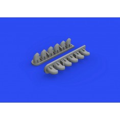 1/32 Curtiss P-40E Warhawk Exhaust Stacks for Trumpeter kits
