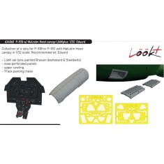 1/32 P-51B/C Malcolm Hood Canopy Detail Set for Eduard Kit