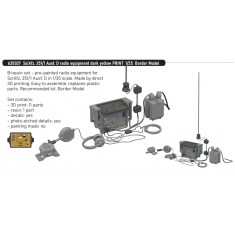 1/35 Sd.Kfz. 251/1 Ausf. D Radio Equipment Dark Yellow for Border Model kits