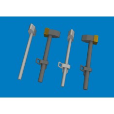 1/48 WWII German Hammer 3D-printed Parts