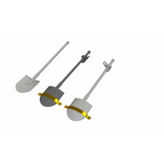 1/48 WWII German Shovels (3D Printed)