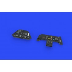 1/48 Messerschmitt Bf 109E Instrument Panel (LOOK) Set for Eduard kits