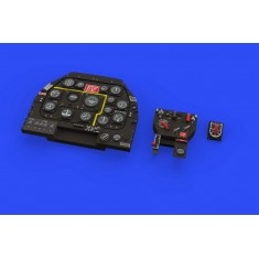 1/48 North American P-51D-10 Mustang Instrument Panel (LooK) Set for Eduard kits