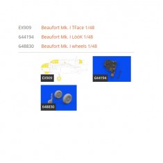 1/48 Bristol Beaufort Mk.I Detail set for ICM kits