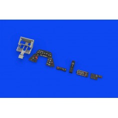 1/48 TBM-3 Avenger Pre-painted Brassin Dashboards & Steel Seatbelts for Academy kits