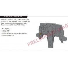 1/48 A-10A Thunderbolt II Dashboard and Seatbelts for GWH kits