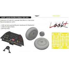 1/48 Lysander Mk.I/Mk.III Detail Set with Instrument Panel for Airfix kits