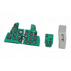 1/48 MiG-21F turquiose Dashboard and Seatbelts for Eduard kits