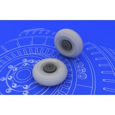 1/48 Ilyushin IL-2 Shturmovik Wheels for Tamiya kit