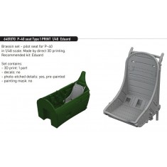 1/48 P-40 Seat Type 1 for Eduard kits