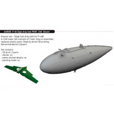 1/48 Curtiss P-40 Warhawk 52gal Drop Tank for Eduard kits
