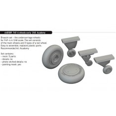 1/48 Grumman F4F-4 Wildcat Wheels early for Academy kits