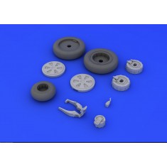 1/48 Mikoyan MiG-21PFM Wheels for Eduard kits