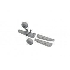 1/48 P-40N Tail Wheel Bay for Eduard kits