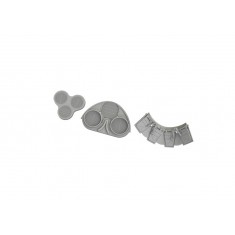 1/48 P-40N Radiators Upgrade Set for Eduard kits