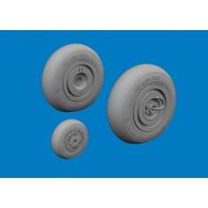 1/48 Hs 129B Wheels for Takom kits