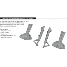 1/48 Bf 109G Fighter 3D Undercarriage Legs for Eduard kits