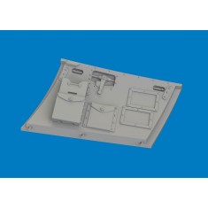 1/48 Hurricane Mk.I Cockpit Door 3D-printed parts for Arma Hobby kits