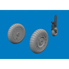 1/48 Fw 190D-9 Wheels for MiniArt kit