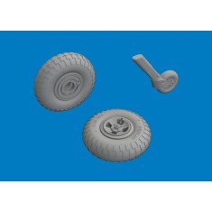1/48 Spitfire Mk.IX Wheels for Airfix Kits