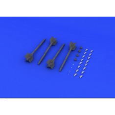 1/48 AIM-9D Sidewinder Short-Range Air-to-Air Missiles (4pcs)