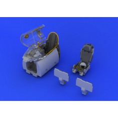 1/48 Mikoyan MiG-21PFM Cockpit Grey Interior Detail-up Set for Eduard kit